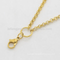 3mm 24" fashion floating charm heart locket chains, 22k gold jewelry chain necklace